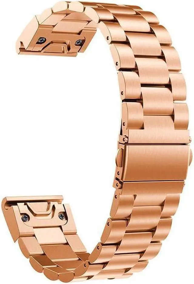 Alt view image 2 of 4 - BONAEVER Fenix 5S B Quick Release Easy Fit 20mm Solid Standainless Standeel Metal B s Compatible for Garmin Fenix 5S / 5S Plus / D2 Delta S Smartwatch