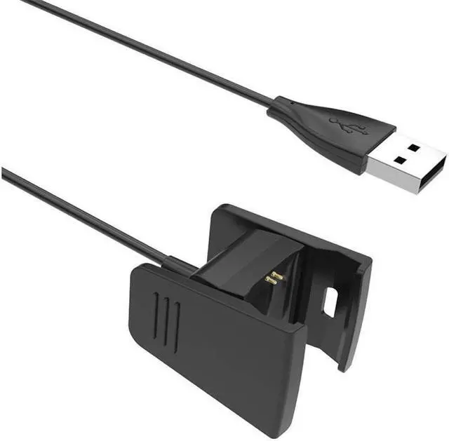 Alt view image 2 of 6 - BONAEVER Fitbit Charge 2 Charger 2Pcs Replacement USB Charger Charging Cable for Fitbit Charge 2 with Cable Cradle Dock Adapter for Fitbit Charge 2 Smart Watch - 3.3 feet +1.6 feet