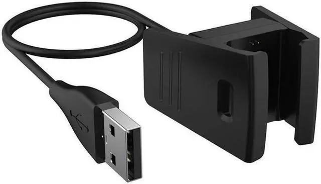 Alt view image 6 of 6 - BONAEVER Fitbit Charge 2 Charger 2Pcs Replacement USB Charger Charging Cable for Fitbit Charge 2 with Cable Cradle Dock Adapter for Fitbit Charge 2 Smart Watch - 3.3 feet +1.6 feet