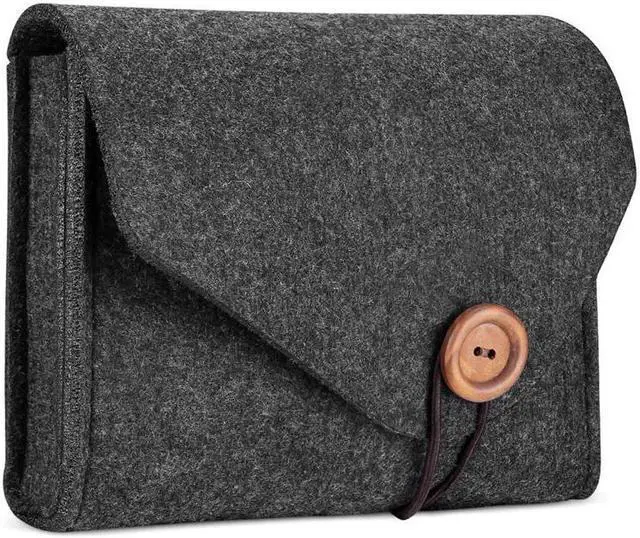 Main image of BONAEVER For Macbook Power Adapter Case Storage Bag Felt Portable Electronics Accessories Organizer Pouch for MacBook Pro Air Laptop Power Supply Magic Mouse Charger Cable Hard Drive Power Bank