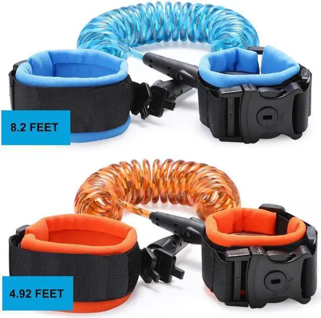 Main image of BONAEVER Anti Lo Stand Wri Stand Link Toddles Safety Wri Stand Leash Anti Lo Stand Rope Walking Harness with Key Lock for Kids Babies