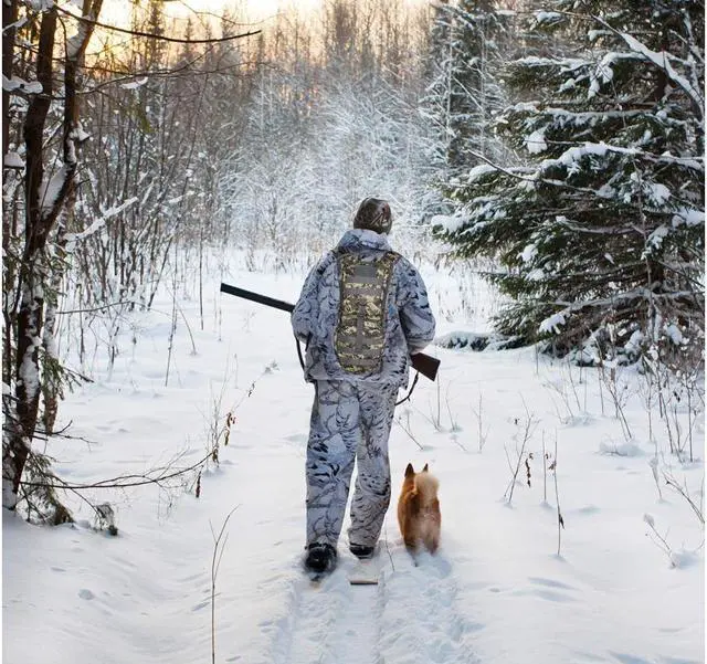 Alt view image 7 of 7 - BONAEVER Tactical Molle Hydration Pack Backpack with 3L TPU Water Bladder Military Daypack for Cycling Hiking Running Climbing Hunting Biking Tan