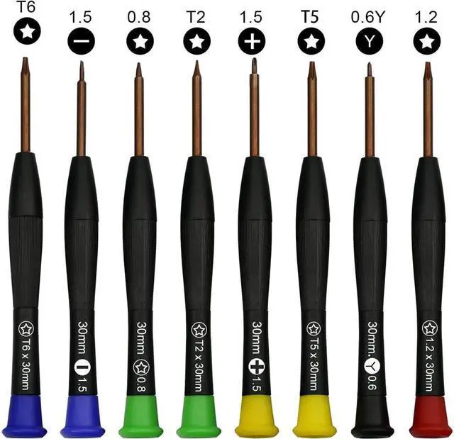 Alt view image 5 of 7 - BONAEVER 30 in 1 Smart Phone Repair Tools Kit Professional Electronics Repair Tools 8 Magnetic Screwdrivers Lever Opening Tools for Phone Laptop