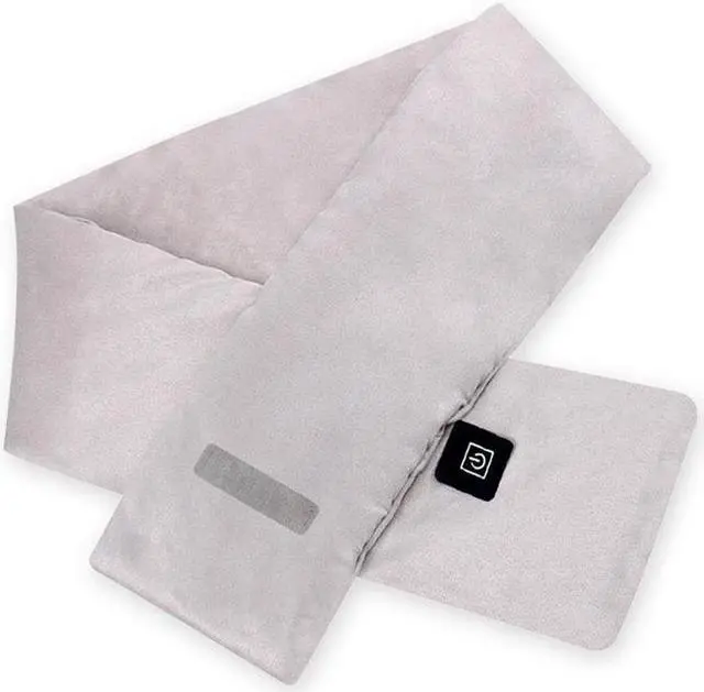 Alt view image 2 of 5 - BONAEVER Winter Heating Scarf 3 Levels Usb Neck Shoulder Warmer Scarves 5W Outdoor Hiking Fishing Overheat Protection Warming Equipment