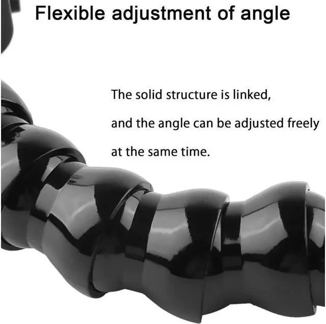 Alt view image 2 of 7 - BONAEVER Jaws Flex Clamp Mount with Adjustable Gooseneck 19-Section Compatible with Go Pro Hero 1110. 9 8 7 6 5 4 Session 3+ 3 2 1 Max Fusion DJI Osmo