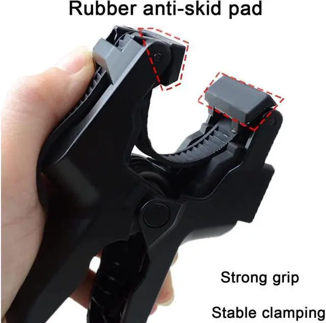 Alt view image 4 of 7 - BONAEVER Jaws Flex Clamp Mount with Adjustable Gooseneck 19-Section Compatible with Go Pro Hero 1110. 9 8 7 6 5 4 Session 3+ 3 2 1 Max Fusion DJI Osmo