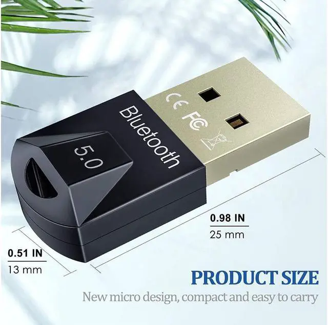 Alt view image 5 of 7 - USB Bluetooth Adapter,Encrypted Wireless Transmission,Mini Bluetooth 5.0 Applicable to Laptops, Desktop Computers, Mice, Keyboards, Headsets, Speakers, Printers,Windows 10/8.1/8/7