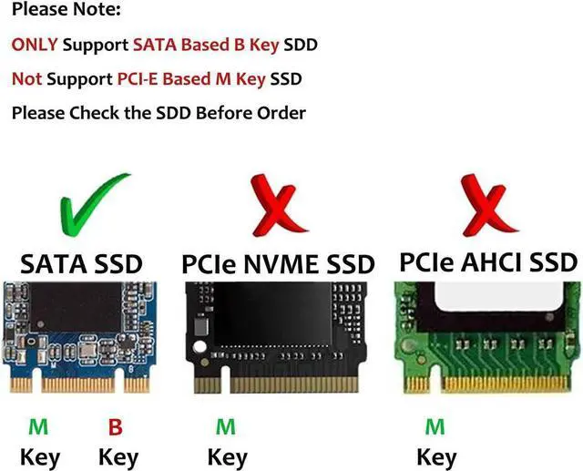 Alt view image 2 of 7 - BONAEVER M.2 NGFF SSD to USB Adapter NGFF SATA SSD to USB 3.0 Reader Card for 2280 mm B Key M.2 SSD (No need cable) USB to 2280 mm M.2 Hard Drive Adapter