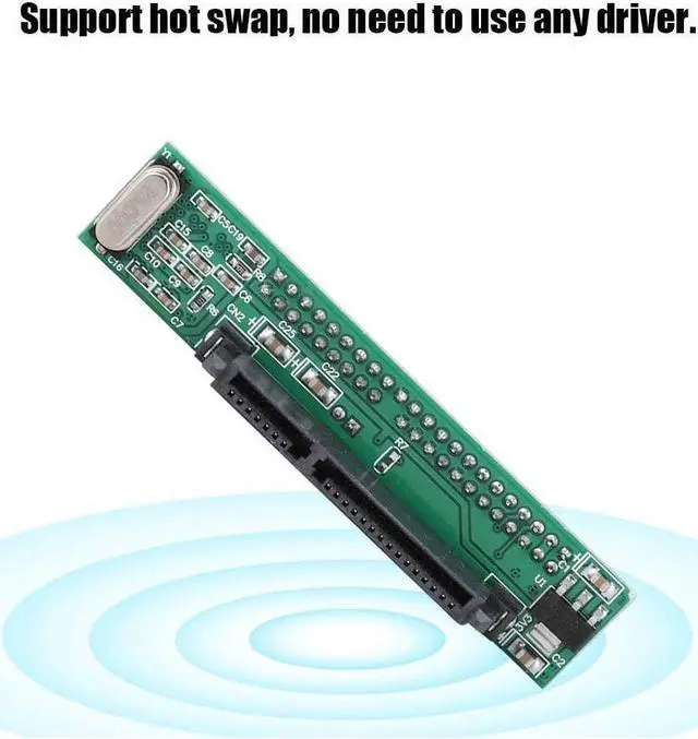 Alt view image 3 of 6 - BONAEVER 2.5 Inch IDE to SATA Adapter HDD SATA HDD Female to IDE 44Pin Converter Adapter Male Card SATA Hard Drive 7+15PIN to IDE Adapter