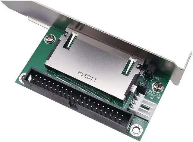 Alt view image 4 of 6 - BONAEVER IDE / PATA to CF ( CompactFlash ) 40-Pin Bootable Adapter with PCI Bracket