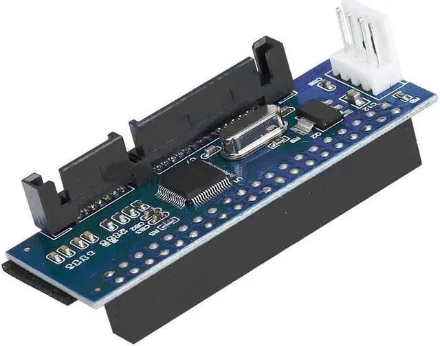 Alt view image 2 of 4 - BONAEVER 39 Pin IDE to SATA Connector SATA IDE Adapter 3.5 HDD IDE / PATA Hard Disk Adapter Converter Card with Data Power Cable