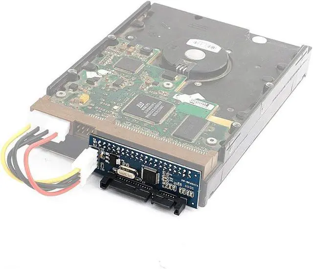 Alt view image 3 of 4 - BONAEVER 39 Pin IDE to SATA Connector SATA IDE Adapter 3.5 HDD IDE / PATA Hard Disk Adapter Converter Card with Data Power Cable
