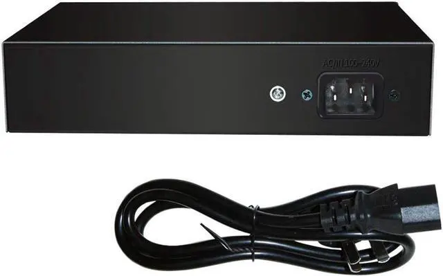 Alt view image 7 of 7 - BONAEVER 10-Port PoE Switch Gigabit Ethernet 2 Port Uplink 802.3AT/AF 120W Cat5 Unmanaged Metal Smart Desktop Network Power Over Ethernet Injector