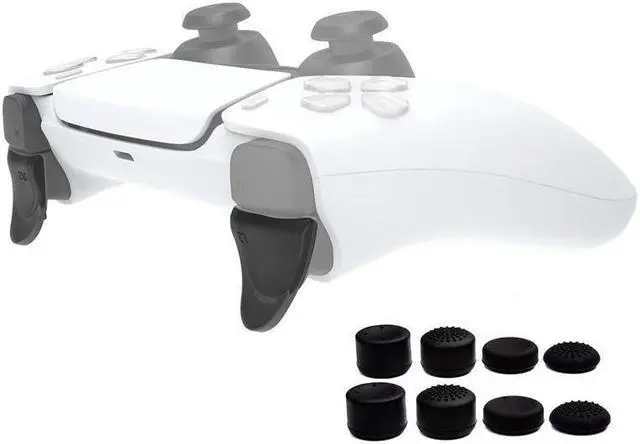 Main image of BONAEVER Trigger Extender with 8 Pcs Thumb Standick Grips for PS5 DualSense Controller Play Station 5 Accessories