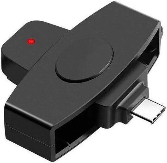 Main image of BONAEVER Type C CAC Card Reader Military USB C Common Access CAC Smart Card Reader Credit Card Reader/CAC Chip Card Reader For Android Phones MacBook Pro iMac