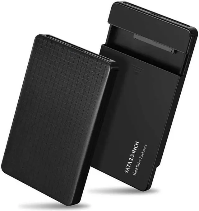 Alt view image 6 of 7 - 2.5 Inch Hard Drive Case, USB 3.0 External Hard Drive Enclosure Enclosure SATA I II III HDD SSD 9.5mm and 7mm [UASP Support] Tool Free Black
