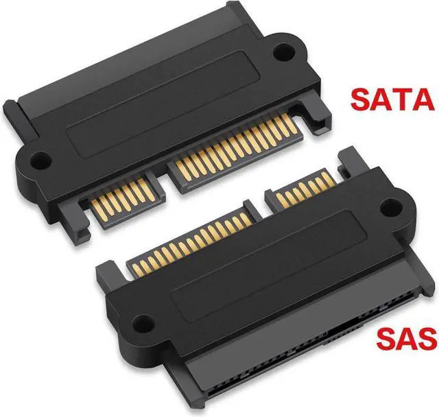 Alt view image 2 of 6 - BONAEVER SFF-8482 SAS to SATA 22 Pin (7+15 Pin) Computer Cable Connector Hard Disk Drive Raid Adapter with 15 Pin Power Port
