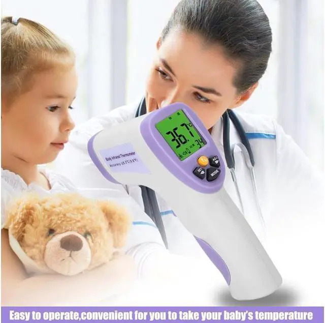 Alt view image 4 of 7 - BONAEVER Digital Infrared Forehead Thermometer Non-Contact Digital Medical Thermometer for Baby Adult Children