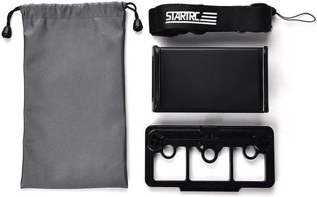 Alt view image 7 of 7 - BONAEVER Mini 3 Pro Mount Holder 4.6-8 Inch Smartphone Holder Mobile Phone Stand for DJI Mini 3 Pro/Mini 2/Mavic 3/Air 2S Controller Platinum Accessories