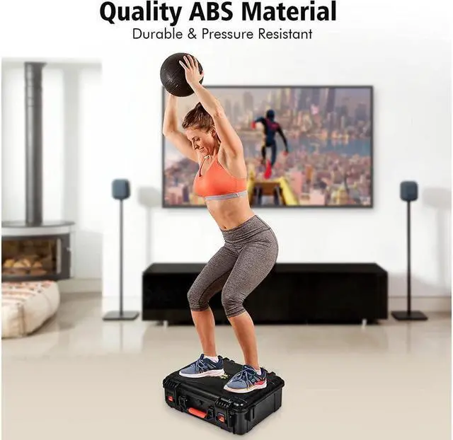 Alt view image 5 of 7 - BONAEVER Carrying Case for Steam Deck Hard Professional Waterproof Steam Deck Carrying Case for Steam Deck Controllers Foldable Keyboard & Other Accessories