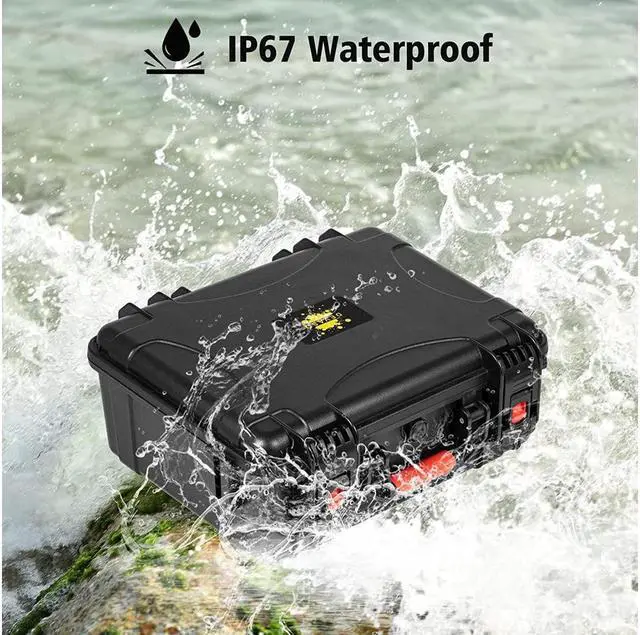 Alt view image 4 of 7 - BONAEVER Carrying Case for Steam Deck Hard Professional Waterproof Steam Deck Carrying Case for Steam Deck Controllers Foldable Keyboard & Other Accessories