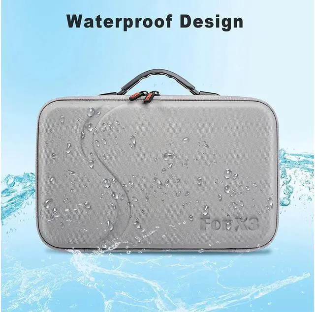 Alt view image 4 of 7 - BONAEVER In Standa360 X3 Case Waterproof Portable Standorge Bag Travel Case for In Standa360 X3 One Camera Accessories