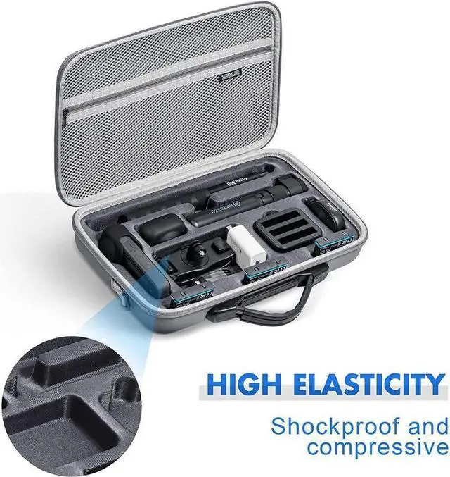 Alt view image 5 of 7 - BONAEVER In Standa360 X3 Case Waterproof Portable Standorge Bag Travel Case for In Standa360 X3 One Camera Accessories