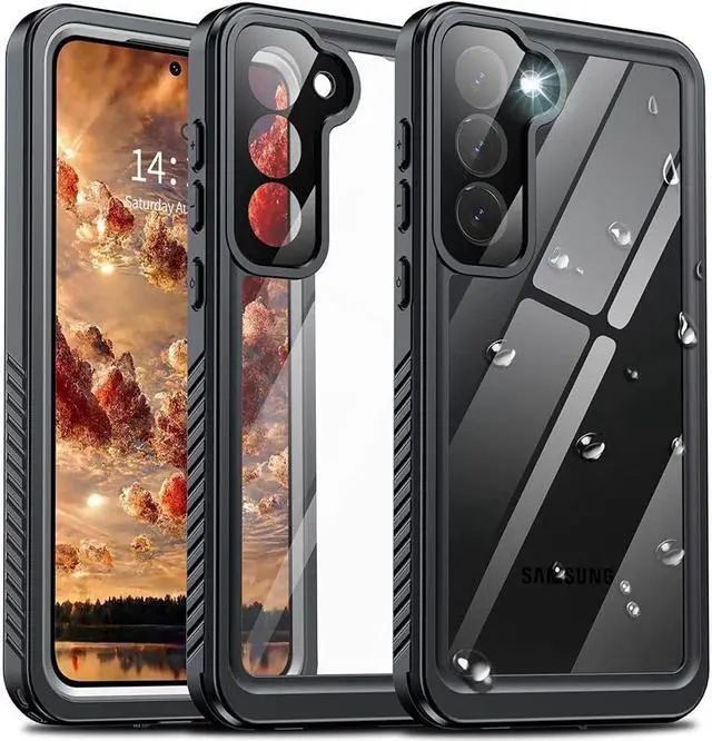 Main image of BONAEVER For Samsung Galaxy S23 Plus CaseS23 Plus Waterproof Case with Built-in Screen Protector Rugged Shockproof Full Protective Case for Samsung S23 Plus Black