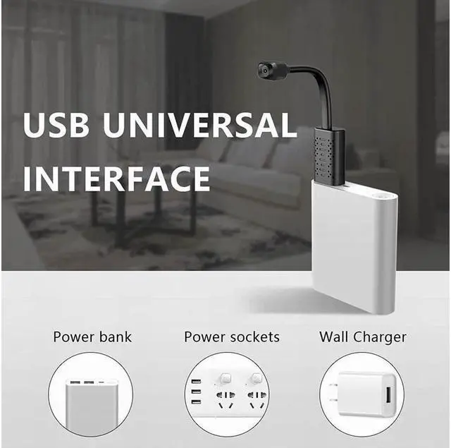 Alt view image 3 of 7 - BONAEVER Spy Camera Hidden Camera Detector - 1080P WiFi Camera for Home Office Security Indoor Surveillance Camera with Motion Detection Night Vision