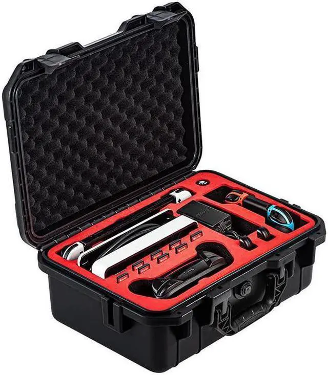 Main image of BONAEVER Carrying Case for Nintendo Switch Travel Case Professional Deluxe Waterproof Hard Case for Nintendo Switch OLED Console Pro Controller Accessories