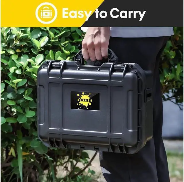 Alt view image 6 of 6 - BONAEVER Carrying Case for Nintendo Switch Travel Case Professional Deluxe Waterproof Hard Case for Nintendo Switch OLED Console Pro Controller Accessories