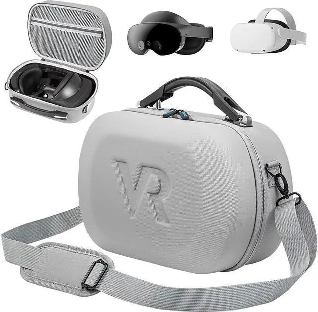 Main image of BONAEVER Carrying Case for Meta Que Stand Pro/Meta Que Stand 2 Hard Travel Case Storage for Meta Que Stand Pro VR Gaming Headset Accessories