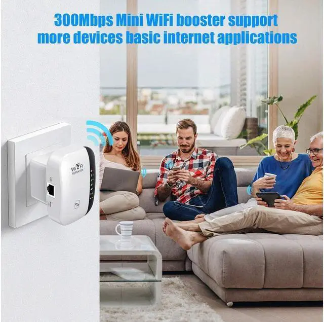 Alt view image 6 of 7 - WiFi Extender, WiFi Booster, Covers Up to 3000 Sq.ft, Internet Booster with Ethernet Port,Wifiblast ,Access Point,WiFi Extenders Signal Booster for Home