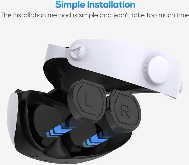 Alt view image 6 of 7 - Lens Protector Cover for PS VR2 Accessories, Soft Silicone Dust Proof & Anti-Scratch Cover for PSVR 2, Thickened Lens Cap for PSVR2 Glasses, Washable Protect Lens Sleeve for Playstation VR2 Headset
