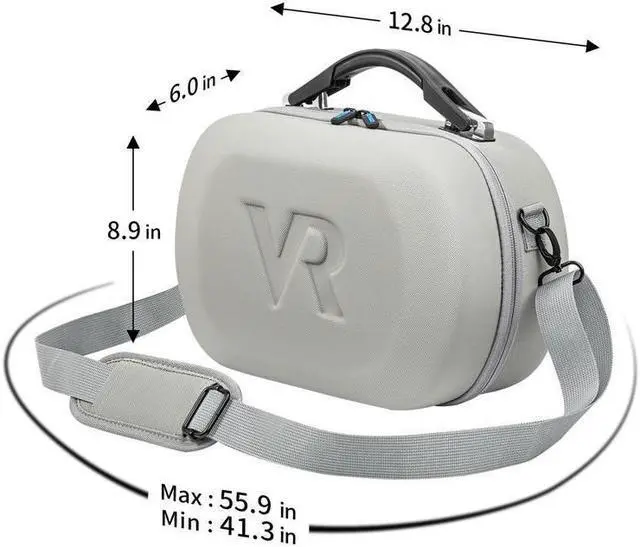 Alt view image 5 of 7 - BONAEVER Carrying Case for Meta Que Stand Pro/Meta Que Stand 2/Pico 4 /PSVR2 Hard Travel Case Storage for PS VR2 Gaming Headset & Controllers & Elite Head Strap Accessories