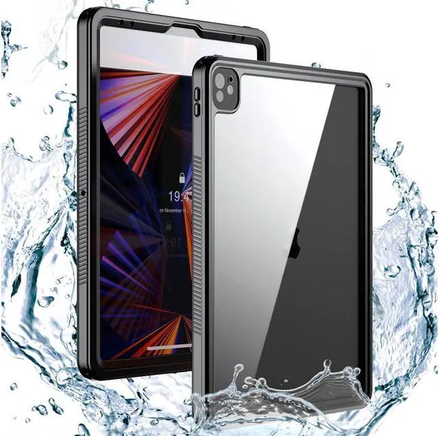 Main image of BONAEVER Waterproof Case for iPad Pro 12.9 inch 2020 4th Generation Shockproof Drop Proof Protective Cover High Touch Sensitivity with Shouder StrapBuilt-in Screen Protector