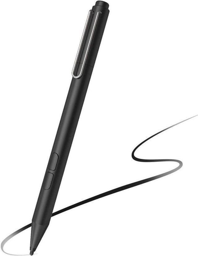 Main image of BONAEVER Stylus Pen for Microsoft Surface Palm Rejection 1024 Levels Pressure Flex & Soft HB Nib Compatible with Surface Pro/Book/Laptop/Go Including 2 Spare Nibs & AAAA Battery