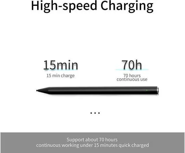 Alt view image 5 of 6 - BONAEVER Bluetooth 4.2 Stylus Pen for Microsoft Surface Pro 9/8/X/7/6/5/4/3/Laptop 5/4/3/2/1/X/Book/ studio Other s with 4069 Pressure Tilt SensitivityPalm RejectionMagnetic Design