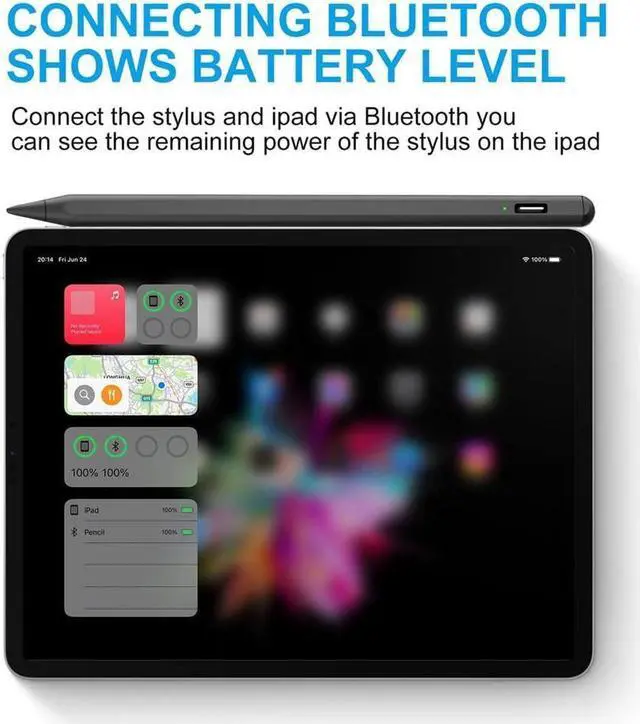 Alt view image 3 of 7 - BONAEVER Stylus Pen for iPad 9th&10th Gen ipad pencil with Palm RejectionApple Pencil for (2018-2023) iPad Pro 11/12.9 iPad 8th/7th Gen iPad Air 5th/4th Gen iPad Mini 6th/5th -for Painting Sketching