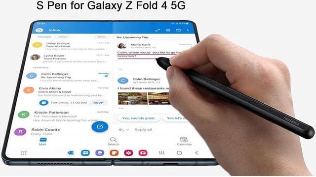 Alt view image 2 of 7 - BONAEVER For Galaxy Z Fold 4 Stylus Pen Compatible with Galaxy Z Fold 4 / Galaxy Z Fold 3 S Pen Fold Edition Replacement for Samsung Galaxy Z Fold 4 / Fold 3 5G Touch Stylus S Pen + Tips/Nibs