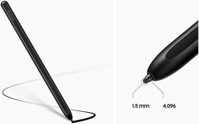 Alt view image 3 of 7 - BONAEVER For Galaxy Z Fold 4 Stylus Pen Compatible with Galaxy Z Fold 4 / Galaxy Z Fold 3 S Pen Fold Edition Replacement for Samsung Galaxy Z Fold 4 / Fold 3 5G Touch Stylus S Pen + Tips/Nibs