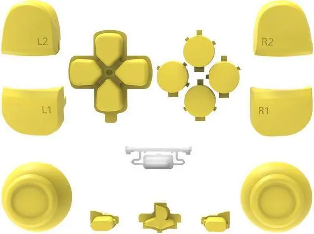 Main image of BONAEVER Replacement Repair Kits for PS5 / Play Station 5 D-pad + PS Microphone Buttons + Share Options + R1 L1 R2 L2 Trigger + ABXY Bullet Button Full Set Buttons