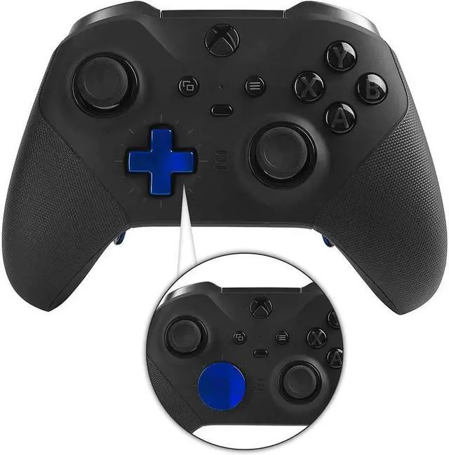 Alt view image 6 of 7 - BONAEVER Xbox One Elite Series 2 Controller Accessories Metal Thumb Sticks Replacement Mod Swap Joy Sticks Paddles D-Pads Adju Standment Tool