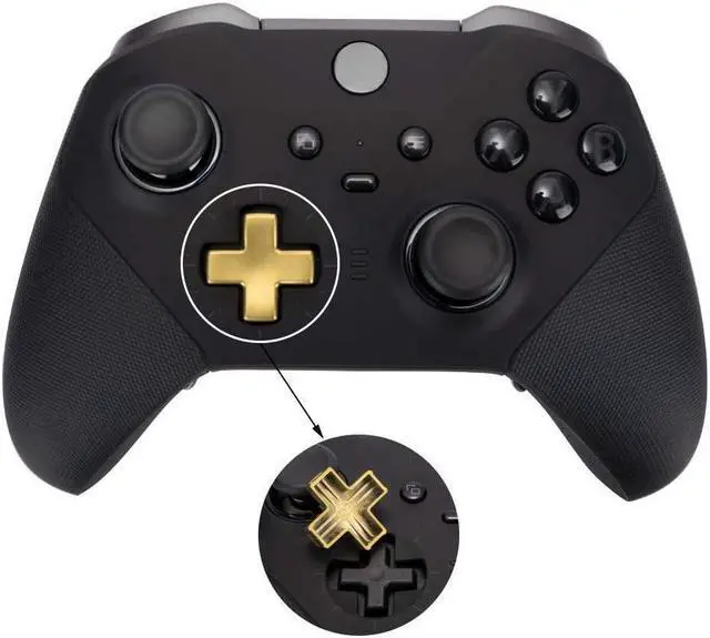 Alt view image 7 of 7 - BONAEVER Xbox One Elite Series 2 Controller Accessories Metal Thumb Sticks Replacement Mod Swap Joy Sticks Paddles D-Pads Adju Standment Tool