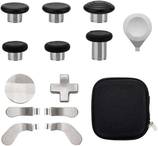 Main image of BONAEVER Xbox One Elite Series 2 Controller Accessories Metal Thumb Sticks Replacement Mod Swap Joy Sticks Paddles D-Pads Adju Standment Tool