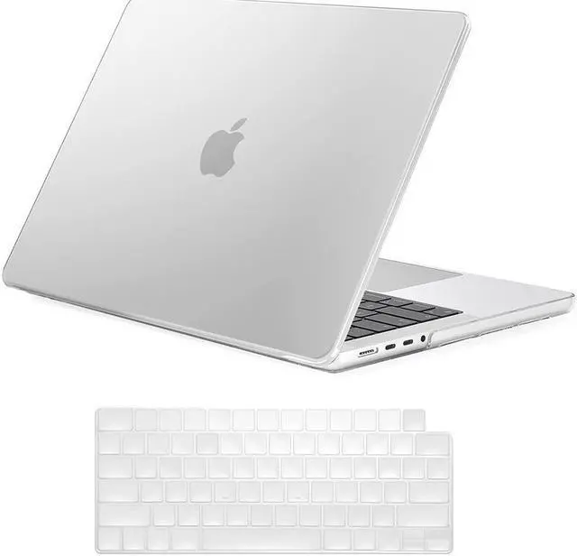 Main image of BONAEVER For Macbook Pro 14 inch Case 2023 2022 2021 Release M2 A2779 A2442 M1 Pro/Max Chip with Touch ID Hard Case Shell Cover Keyboard Skin Cover