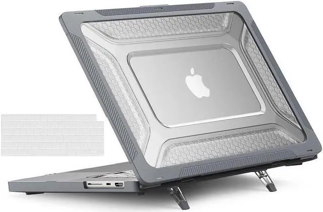 Main image of BONAEVER For Macbook Pro 16 Inch Case 2023 2021 2022 A2780 A2485 M2 M1 Pro/Max & Retina & Touch ID Plastic Hard Shell Case with Stand Keyboard Skin