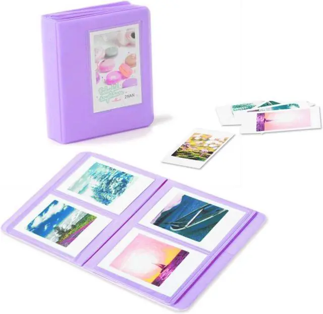 Alt view image 3 of 7 - BONAEVER Instant Camera Accessories Compatible with Instax Mini 11 Instant Film Camera Include Case/Album/Wall Hang Frames/Film Frames/Border Standickers/Corner Standickers Blue
