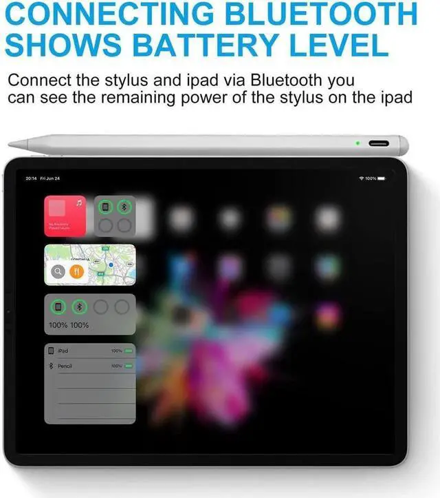 Alt view image 3 of 7 - BONAEVER Stylus Pen for iPad 9th&10th Gen ipad pencil with Palm RejectionApple Pencil for (2018-2023) iPad Pro 11/12.9 iPad 8th/7th Gen iPad Air 5th/4th Gen iPad Mini 6th/5th -for Painting Sketching