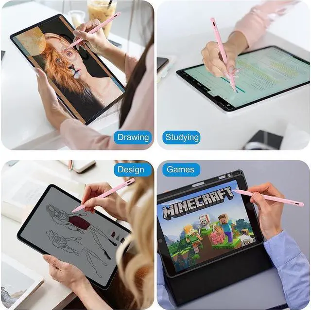 Alt view image 7 of 7 - BONAEVER Stylus Pen for iPad with Palm Rejection - Apple Pencil for iPad 10/9th GenCompatible with iPad Pro 11&12.9 inch iPad Mini 6th/5th iPad Air 3/4/5 iPad 6/7/8th Gen - Perfect for Writing Drawing